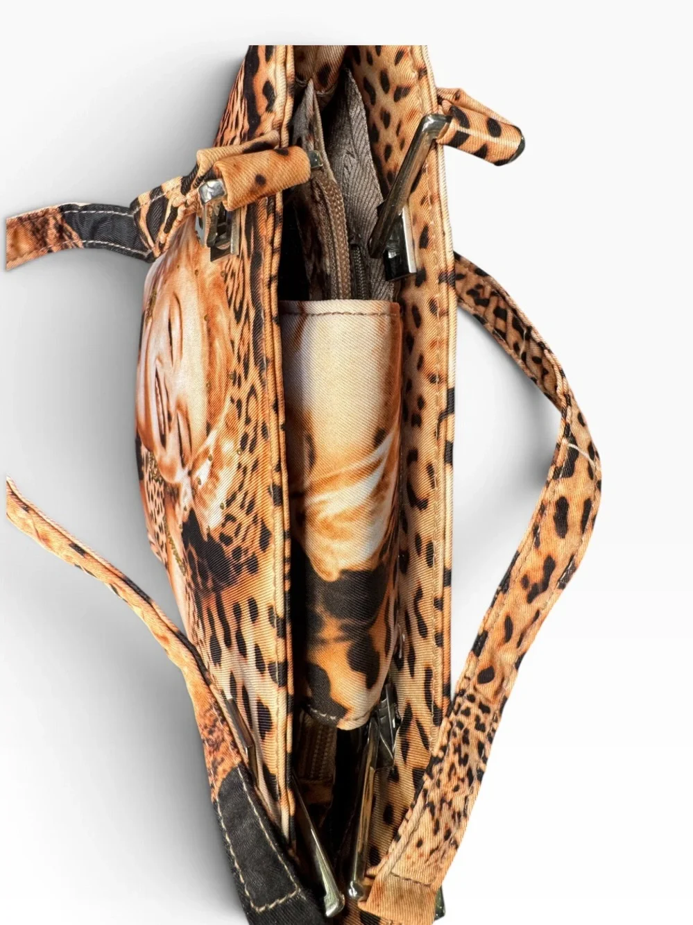 Vintage Marilyn Monroe Leopard Print Tote Bag Y2K Pop Art Graphic Shoulder Purse